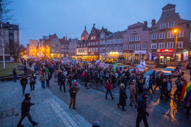 Manifestacja kobiet 8.08.2018 przeszła ulicami Gdańska