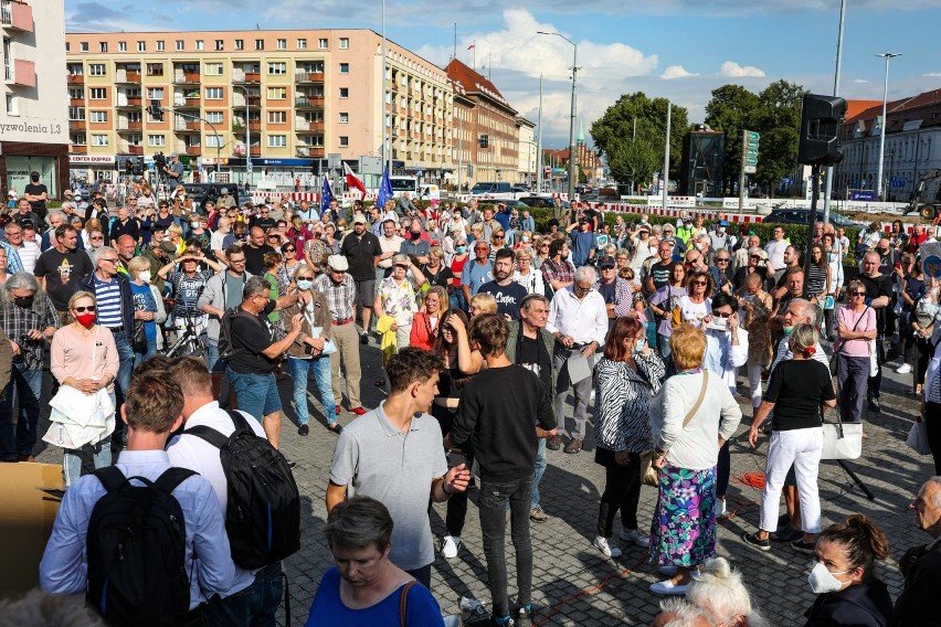 Protest w Szczecinie – 10.08.2021