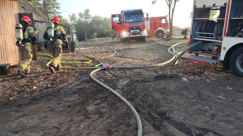 Akcja strażaków z Włocławka i Smólnika trwała 140 minut