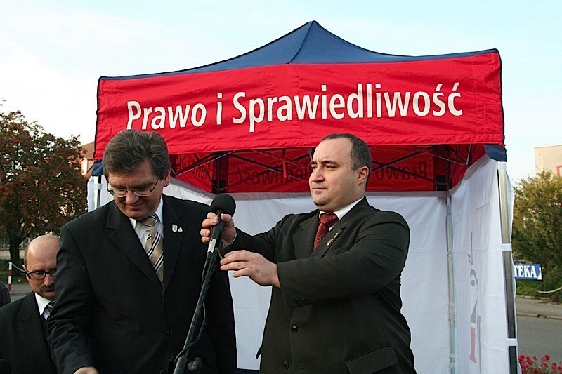 Przemysław Gosiewski w Sławnie