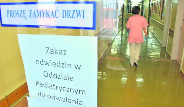 W bełchatowskim szpitalu na części oddziałów obowiązuje zakaz odwiedzin