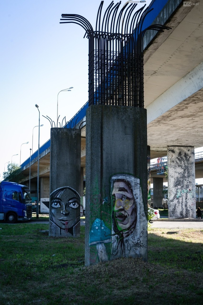 Koniec samowolki. Pod Trasą Zamkową w Szczecinie oficjalnie powstaje galeria street artu