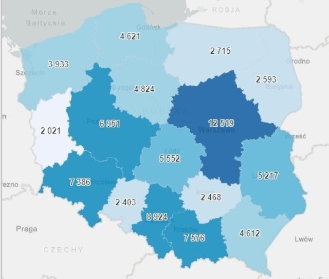 U góry mapa szczepień z ostatniej doby. A jak wygląda suma liczby zaszczepionych w całej Polsce przeciwko COVID-19?Sprawdź, przechodząc do kolejnych zdjęć w galerii. Posługuj się myszką, klawiszami strzałek na klawiaturze lub gestami.