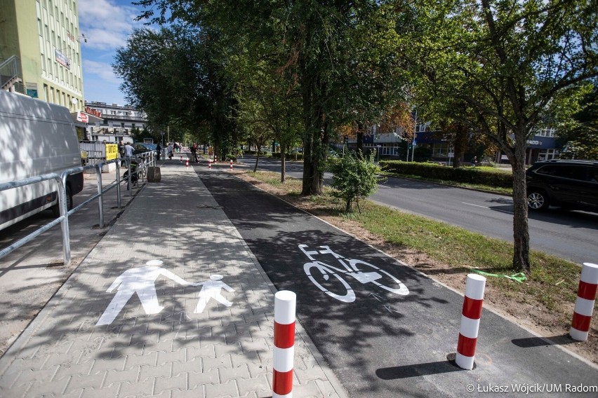 Zakończyła się budowa ścieżki rowerowej przy ulicy Beliny-Prażmowskiego w Radomiu. Zobaczcie zdjęcia z otwarcia
