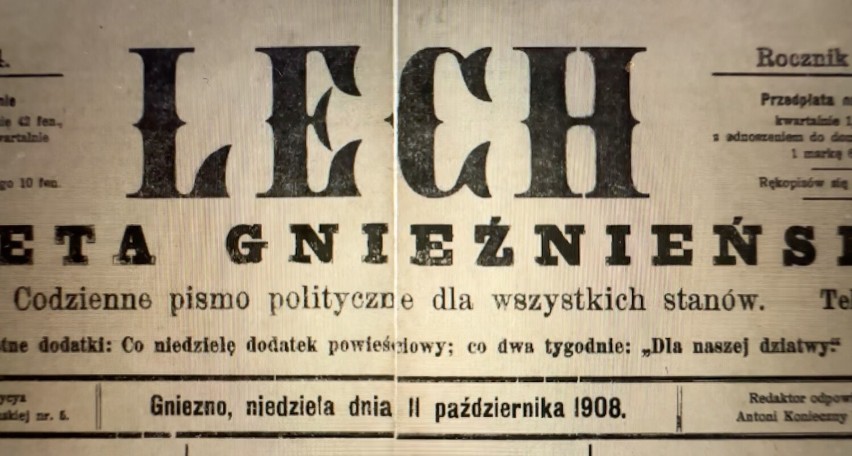 Co można wyczytać w gazecie “Lech” z 1918 i 1919 roku?
