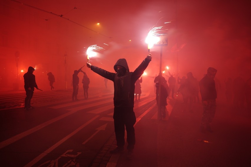 Kibice Lecha Poznań tradycyjnie włączyli się w obchody...