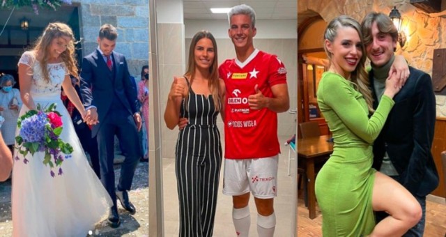 Hiszpańscy piłkarze występujący w Wiśle Kraków prezentują się w mediach społecznościowych na zdjęciach ze swoimi żonami i dziewczynami