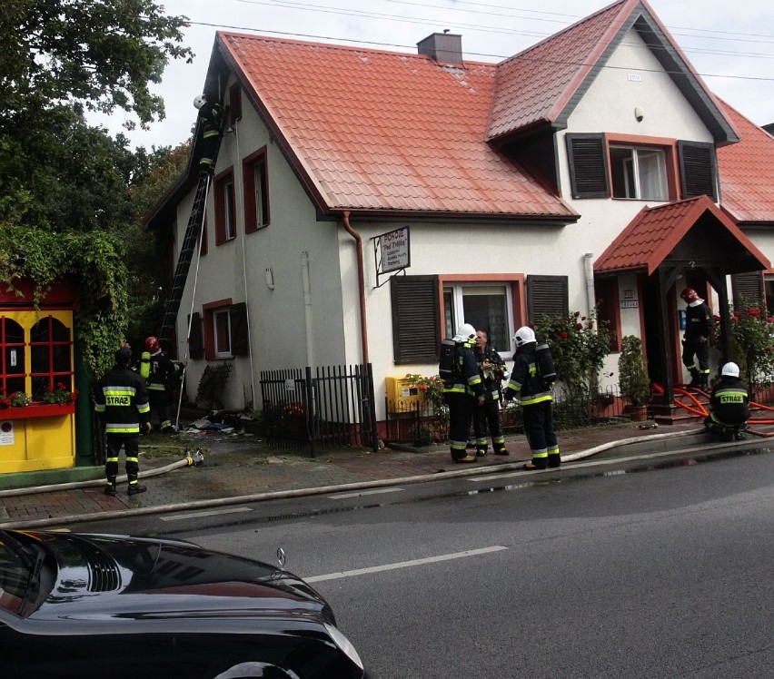 Pożar w Kuźnicy (9.09.2015)