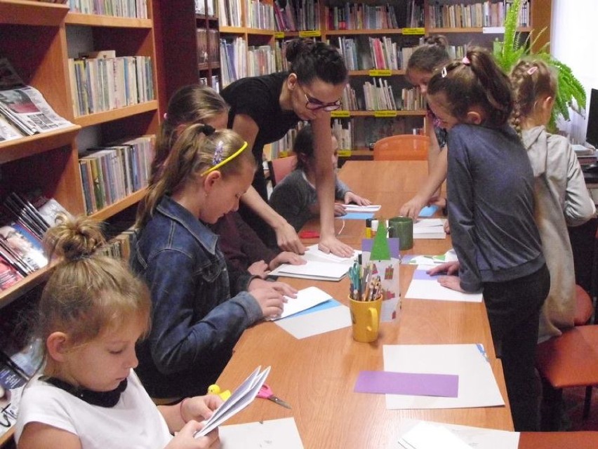 Kuślin: Przedszkolacy w bibliotece