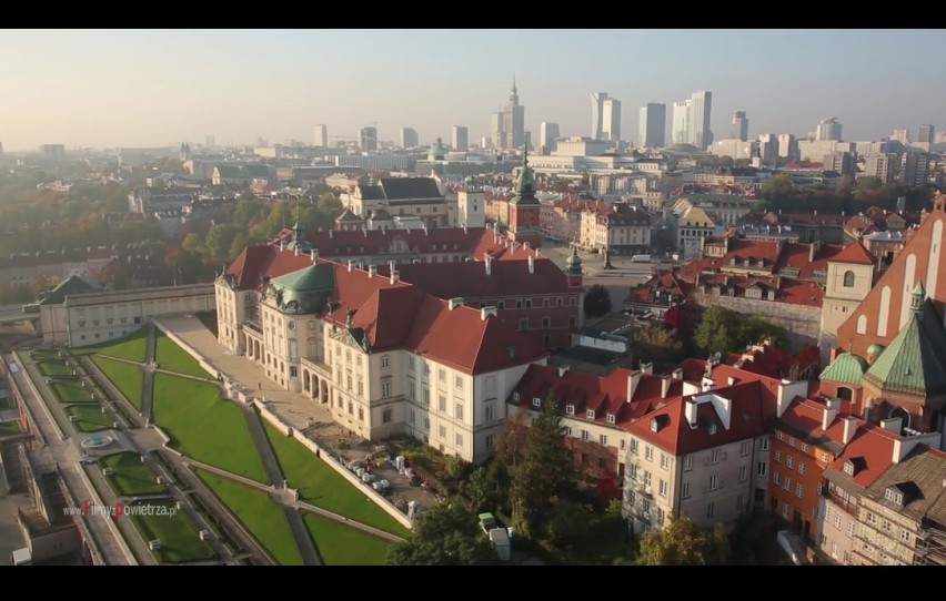 Warszawa jest piękna. Niesamowite ujęcia stolicy z lotu...