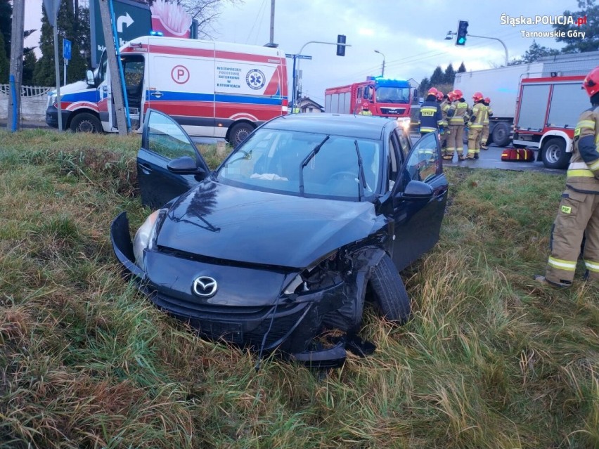 Wypadki w Tarnowskich Górach oraz Ożarowicach. Policja...