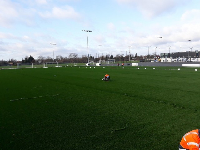 Stadion Pogoni Szczecin - 23 listopada 2020.