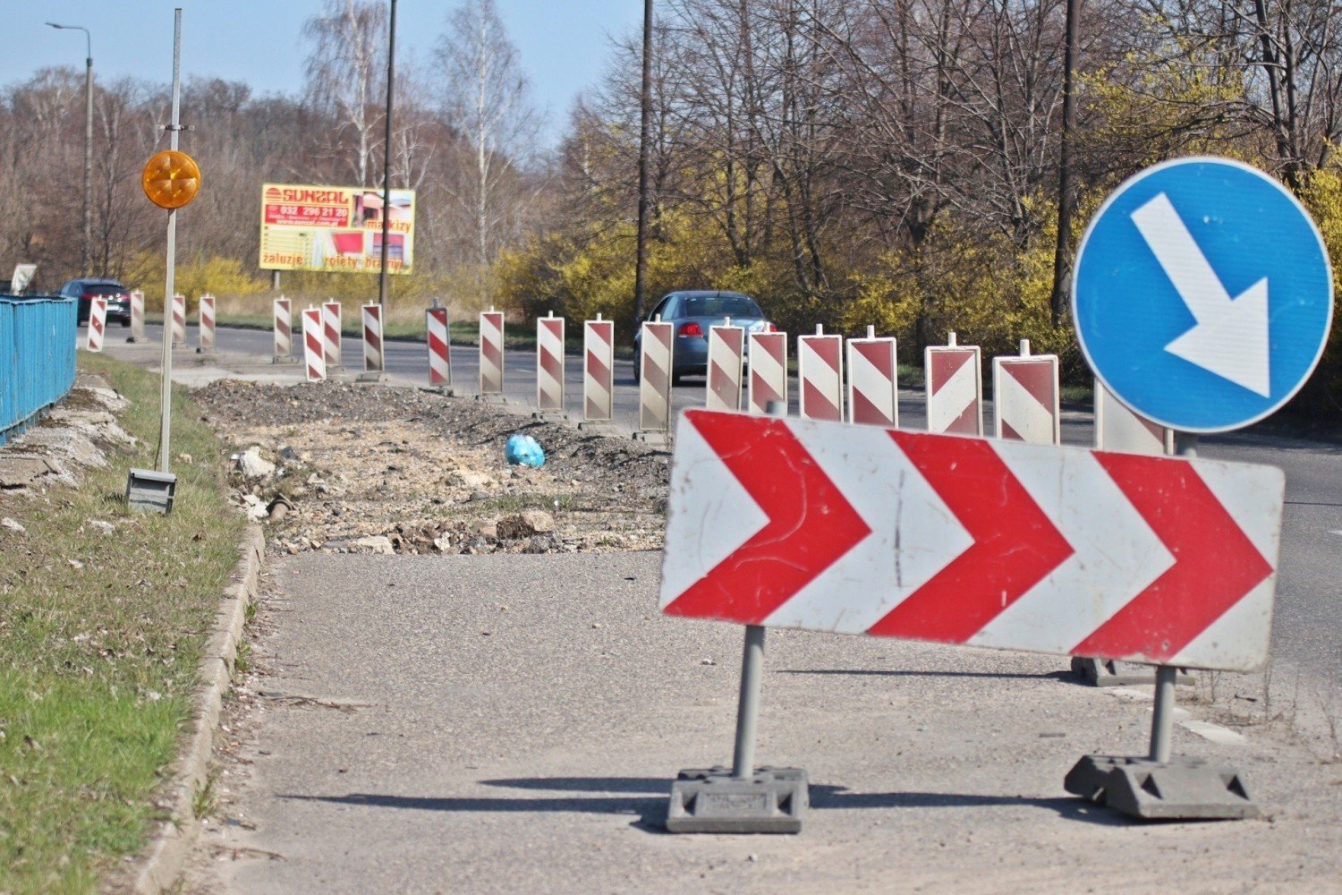 Z ulicy 3 Maja w Sosnowcu zniknie w końcu wyrwa w trzypasmowej drodze |  Sosnowiec Nasze Miasto