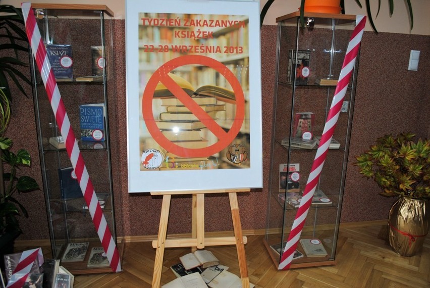 Tydzień Zakazanych Książek w bibliotece w Łęczycy