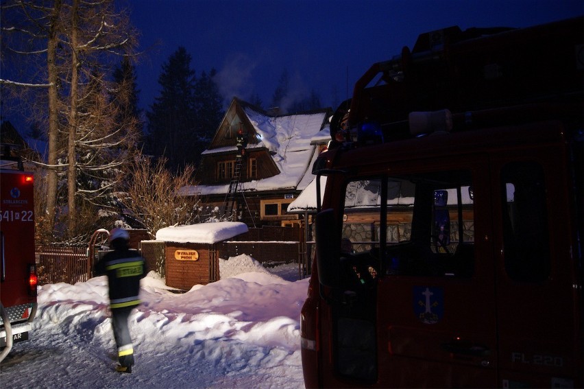 Zakopane: pożar domu na ul. Zwierzynieckiej [ZDJĘCIA]