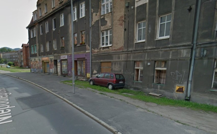 Google Street View na Podgórzu w Wałbrzychu