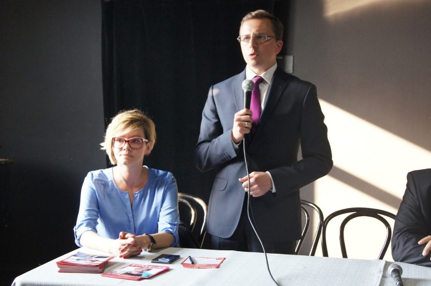 Eurokampania wyborcza w Radomsku. Weronika Marczuk i kandydaci SLD w MDK [ZDJĘCIA]