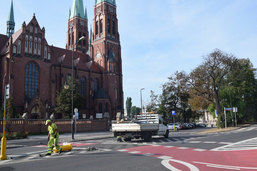 Nowy kontrapas przy bazylice w Rybniku prawie gotowy