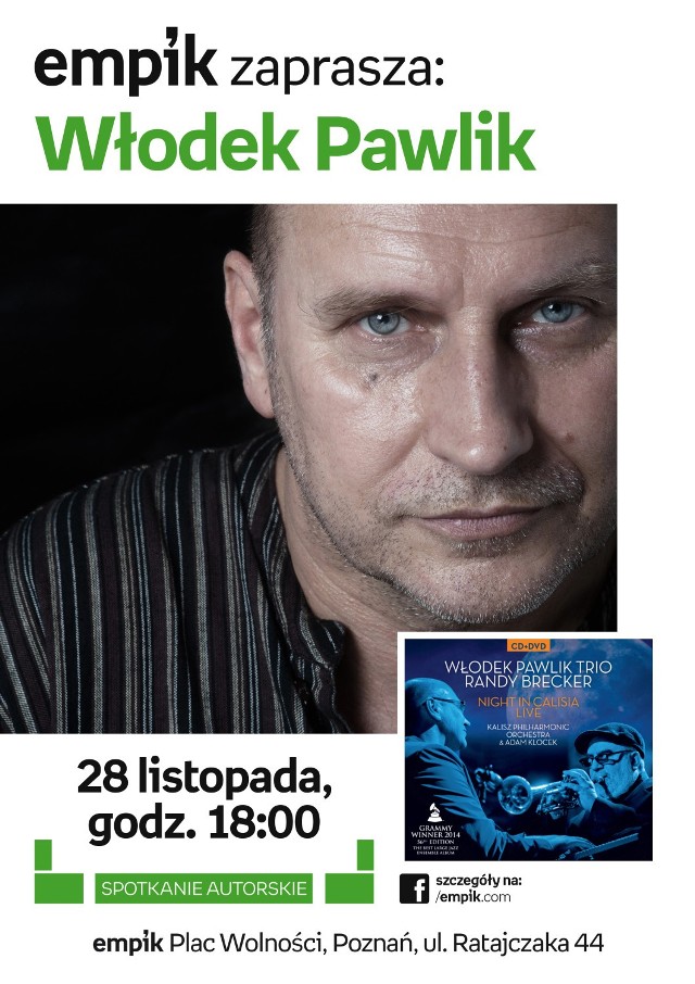 Włodek Pawlik w Poznaniu - spotkanie w empiku