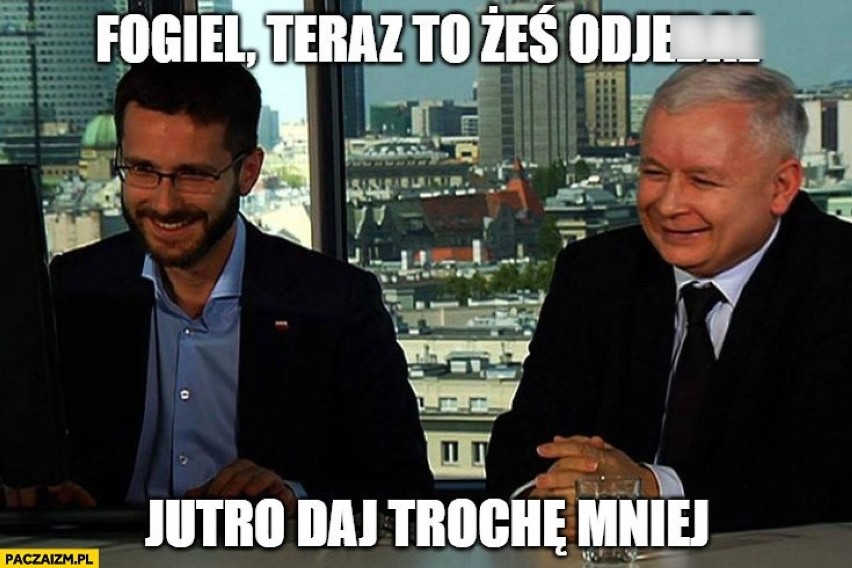 Jak Jarosław Kaczyński z Radosławem Fogielem dane o zakażeniach podawali [MEMY] 30.11.
