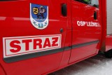 Pożar domu w Pępowie - ewakuowano 40-letniego mężczyznę