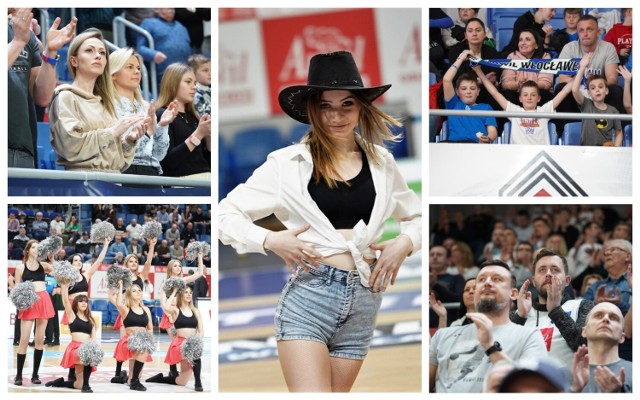 Kibice i cheerleaderki podczas meczu Anwil Włocławek - Tartu Ulikool Maks & Moorits 80:74