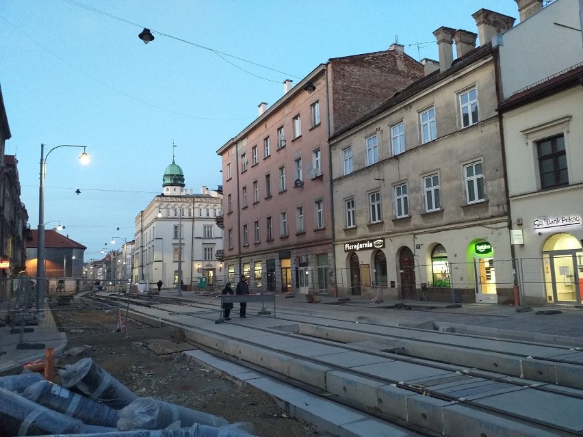 Przebudowa ulicy Krakowskiej trwa od marca 2019 roku