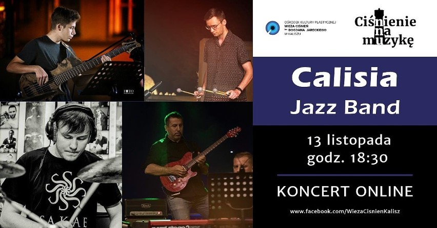 Wieża Ciśnień w Kaliszu zaprasza na koncert Calisia Jazz Band