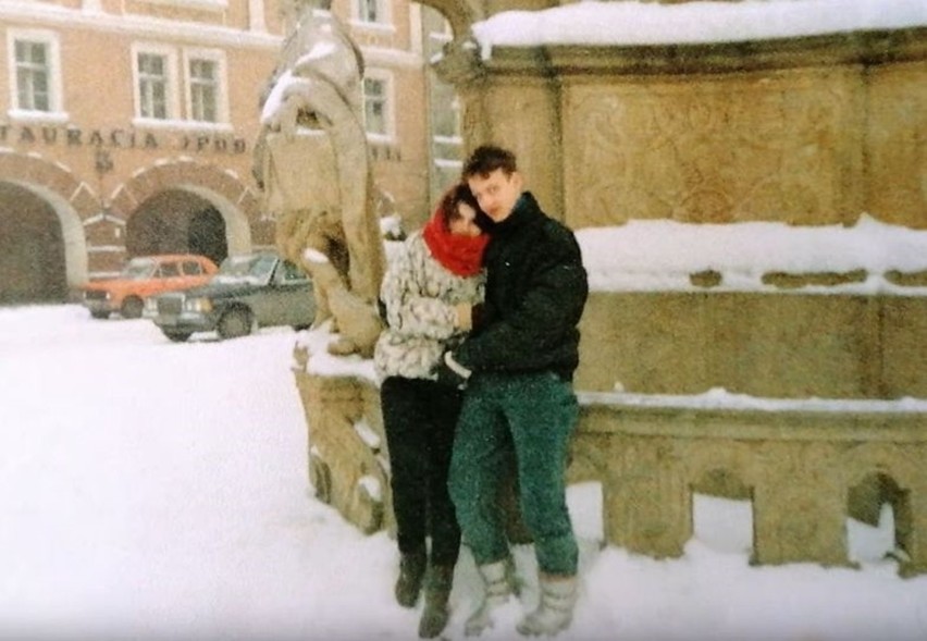 Krzysztof i Justyna w Lądku-Zdroju w 1992 roku