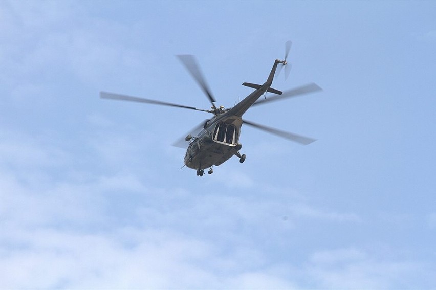 Helikopter i ćwiczenia antyterrorystyczne w Katowicach: Przygotowują się do MŚ w siatkówce [ZDJĘCI