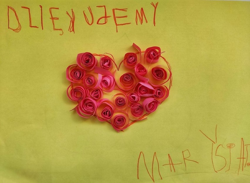 "Serce dla Medyka" od przedszkolaków ze Świebodzina. Akcja trwa. Nauczycielki zapraszają do udziału wszystkich rodziców