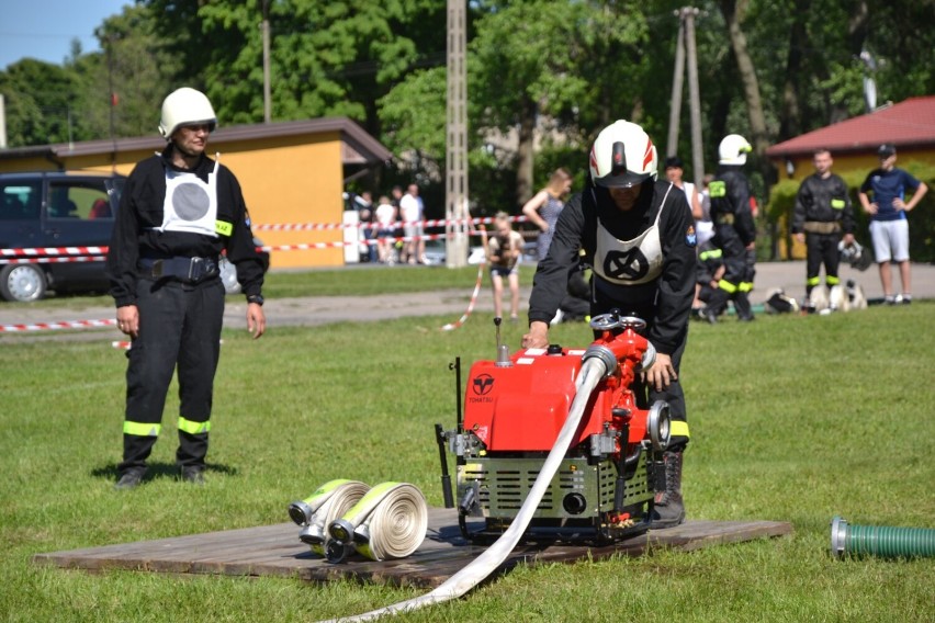 Zawody sportowo -pożarnicze gminy Lipno w Karnkowie....