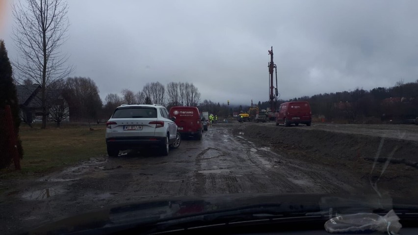 Kolejne skargi na wykonawcę prac przy łączniku obwodnicy Sanoka