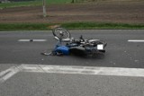 Wypadek w Lubieniu Kujawskim. Motorowerzysta miał ponad 3 promile! [wideo]