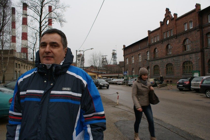 Waldemar Stelmach, szef Solidarności w KWK Chwałowice