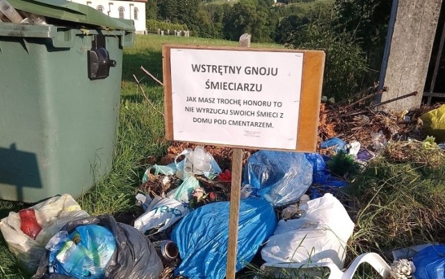 Sołtys Łękawicy wypowiedział wojnę podrzucającym odpady we wsi