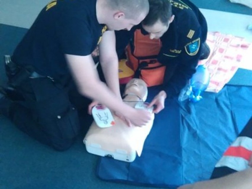 Kurs pierwszej pomocy w straży miejskiej w Wejherowie
