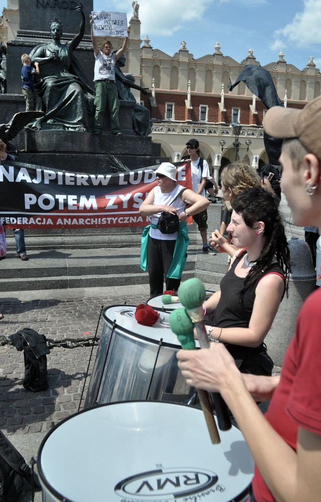 Kraków. Marsz Pustych Garnków