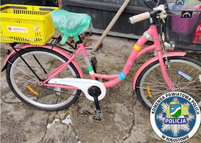 Augustowianin ukradł dwa rowery. Policjanci znaleźli łup
