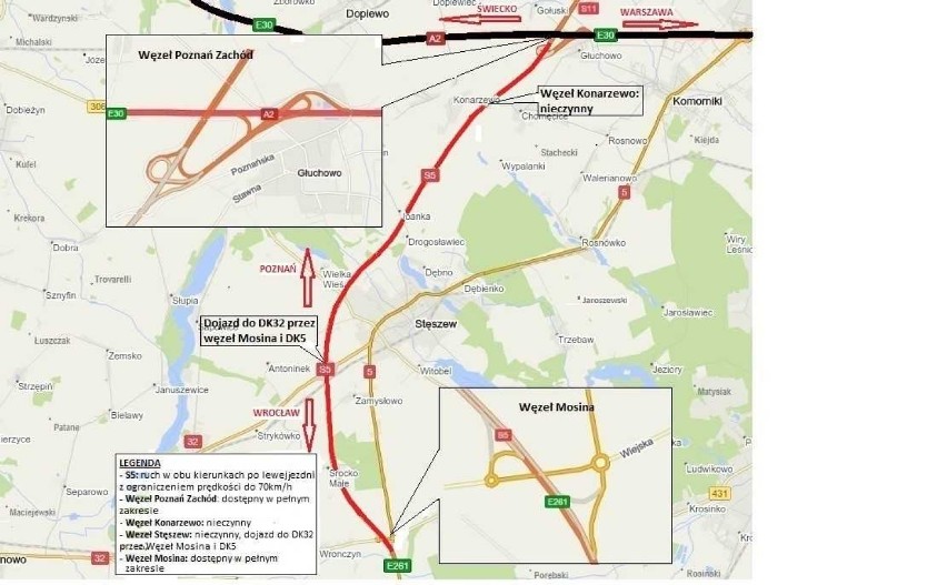 Nowy odcinek S5 już otwarty. Są jednak ograniczenia dla kierowców