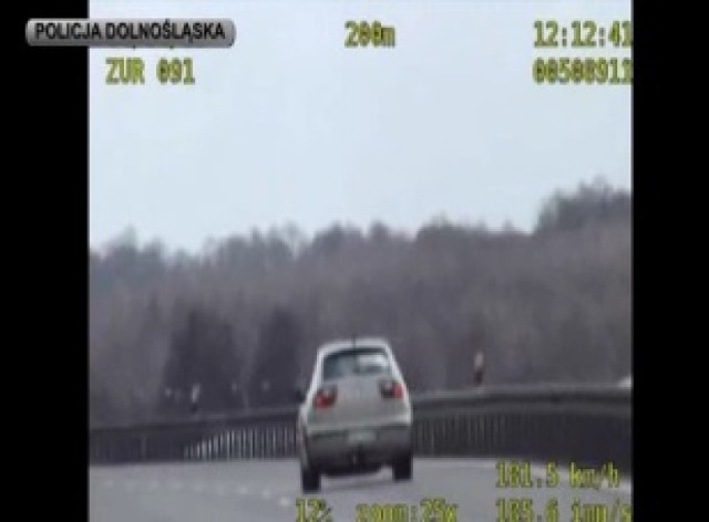 Pijany kierowca pruł na odcinku autostrady A4 między Bolesławcem, a Legnicą 170 km/h