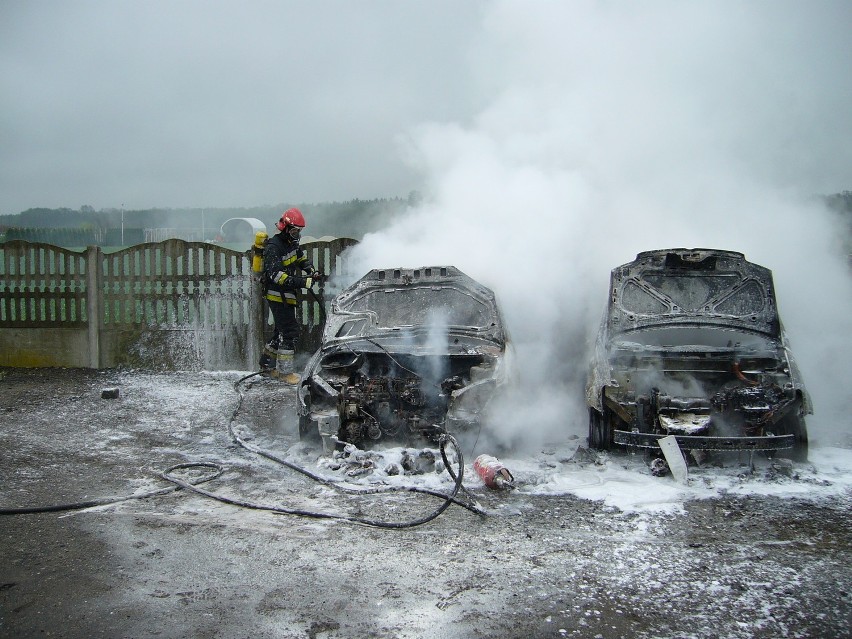Żory: Pożar w warsztacie samochodowym w Rogoźnej