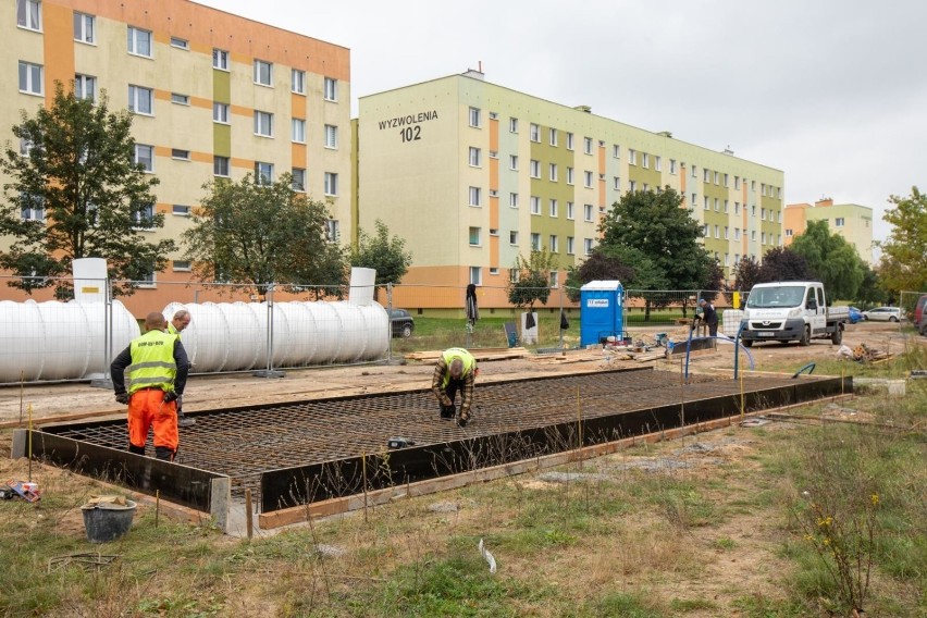 Pierwsza z trzech tężni solankowych w Bydgoszczy powstaje w...