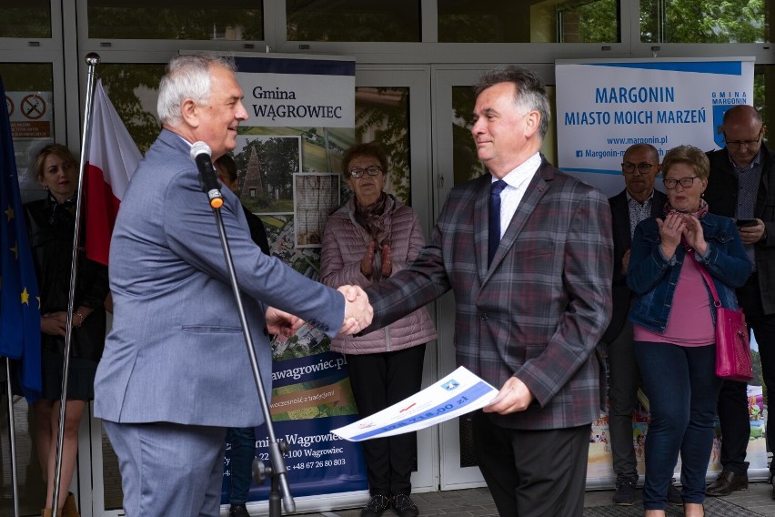 Inauguracja nowej linii komunikacyjnej z Margonina do Wągrowca 