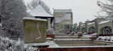 Zimowy krajobraz w Jędrzejowie. Śnieg przykrył miasto białym puchem [FOTO]