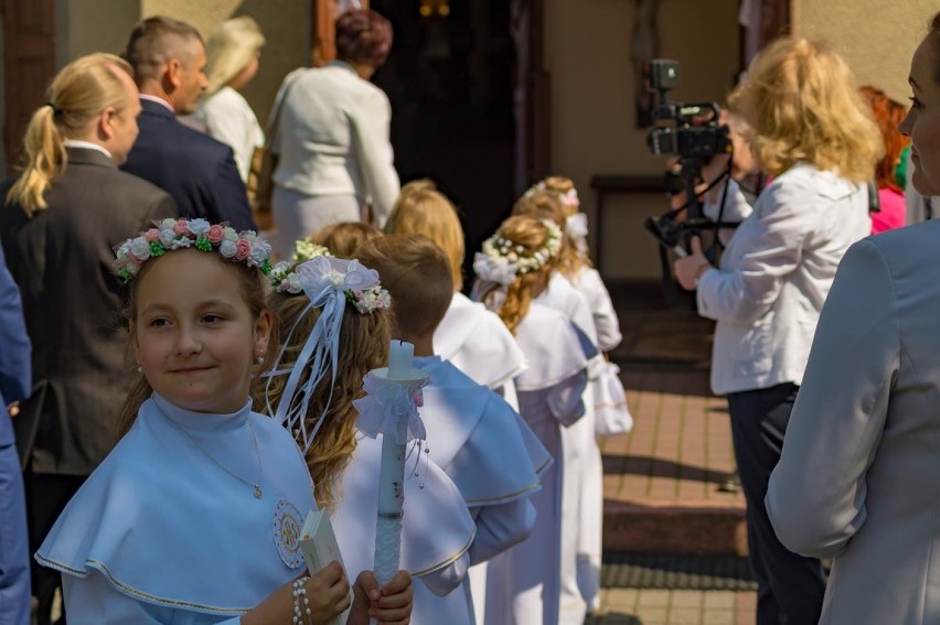 Uroczystość I komunii św. w parafii w Damasławku 