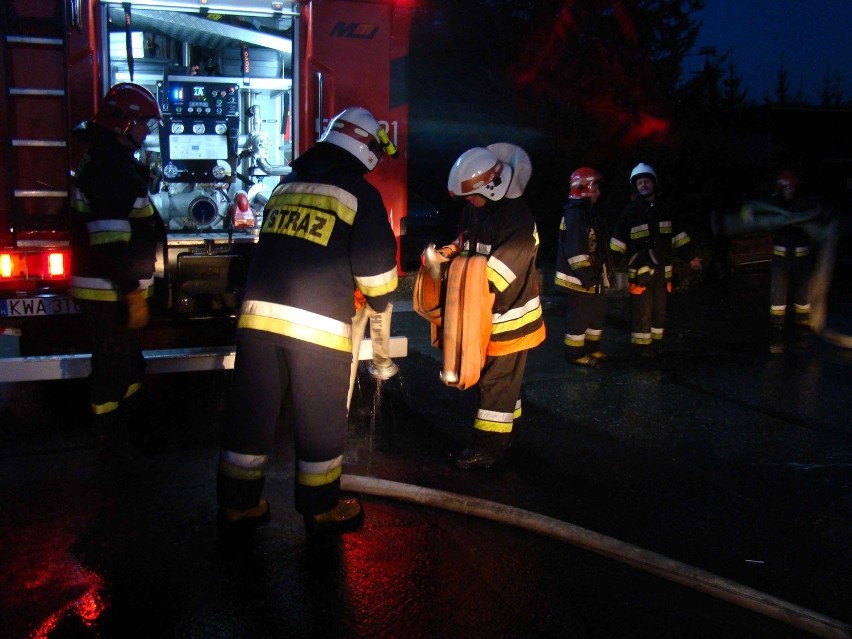 Akcja strażaków w Zagórniku koło Andrychowa