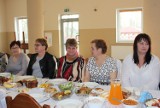 Wiosenne spotkanie pań z KGW z terenu gminy Wągrowiec. Gospodynie biesiadowały w sali widowiskowej w Łeknie 