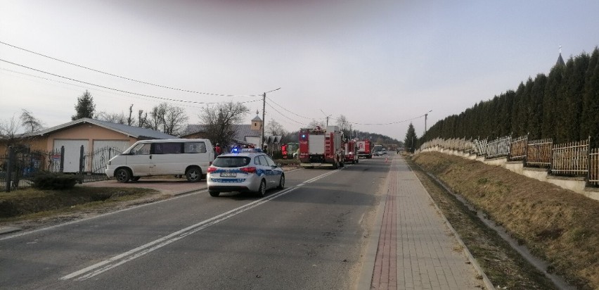 Ranny 27-latek trafił do szpitala w Sanoku.