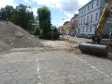 Trwa gruntowna przebudowa Placu Kościuszki w Odolanowie